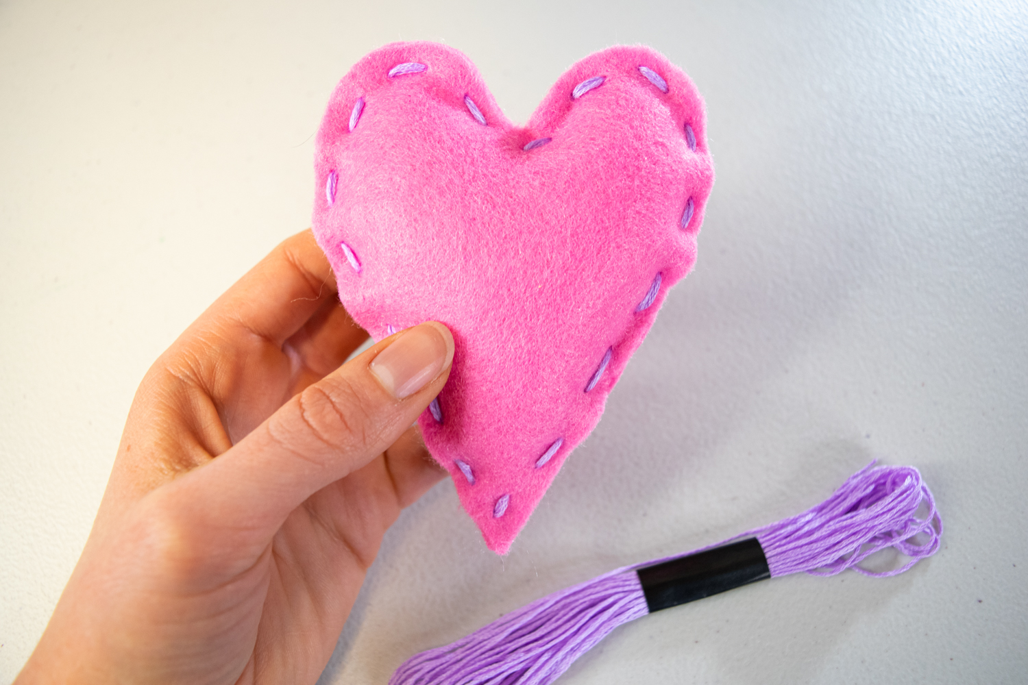 Easy Sewing Project for Kids How to Sew a Heart Plushie Craftorama