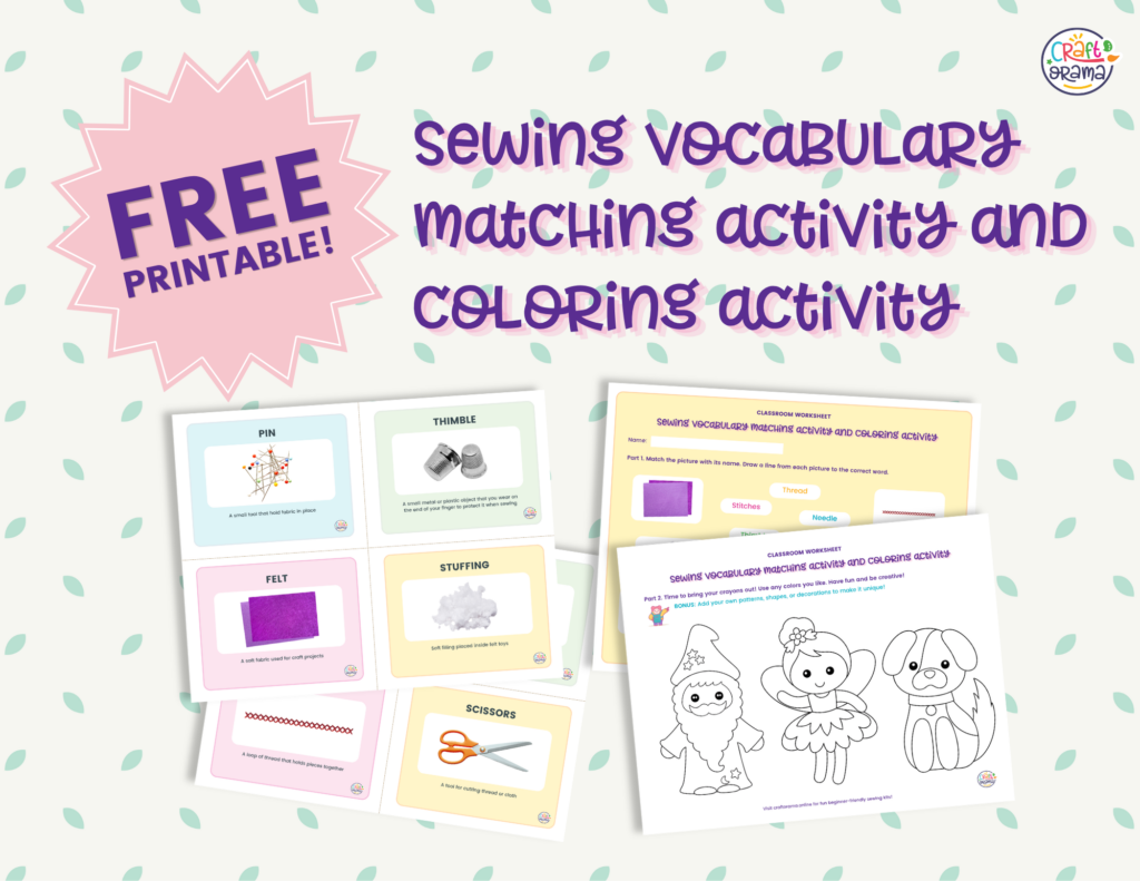 Free Printable Sewing Vocabulary Craftorama